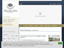 Tablet Screenshot of hotelvillamaria.it